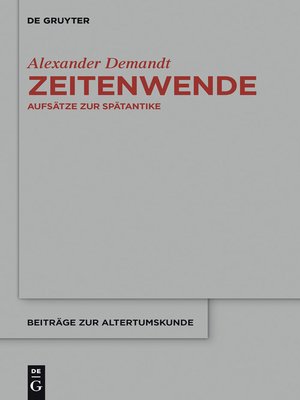cover image of Zeitenwende